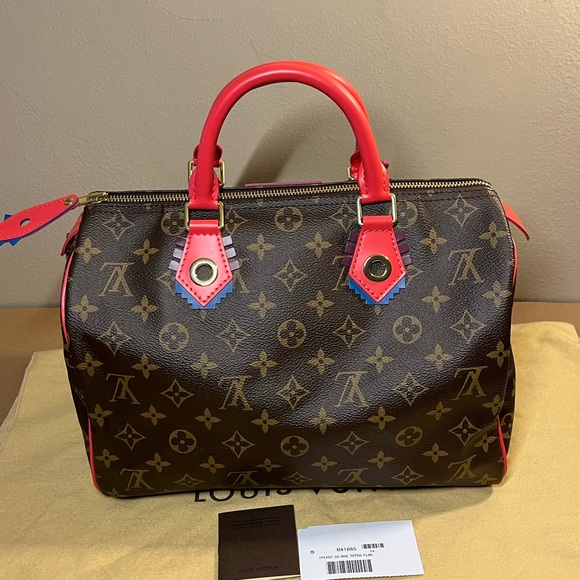 Authentic Louis Vuitton Speedy 30 MNG Totem Bag - Picture 3 of 15